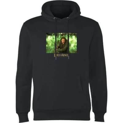 Lord Of The Rings Aragorn Hoodie - Black - S