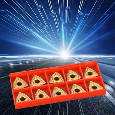 Dailygoods- Draaigereedschap 10 stuks - Hardmetalen Inzetstukken - CNC Inzetmes - Gecoat Materiaal - Hoogwaardige Kwaliteit - 100% Gloednieuw - Snijgereedschap