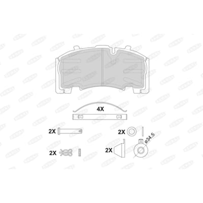 Remblokset BERAL BCV29264TK