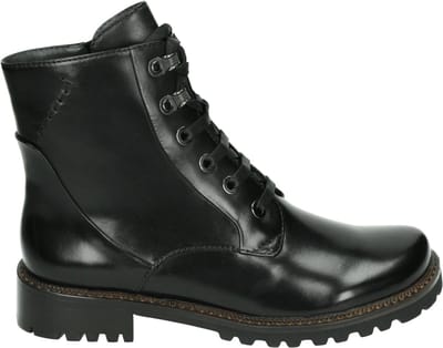 Maripe - G268 - Hoge sneakersVeterbootsDames veterschoenenDames sneakersHalf-hoge schoenen - Kleur: Zwart - Maat: 37