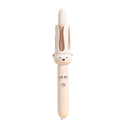 QTTVBTNA -Automatische Krultang – Curling Iron - 3 temperatuurstanden - Keramische Krultang - Curling Iron - Golvenkrultang - Krulborstel Roterend - Anti-verbranding - Haarkrultang - Haarkruller Automatisch - Wave Krultang - Goud