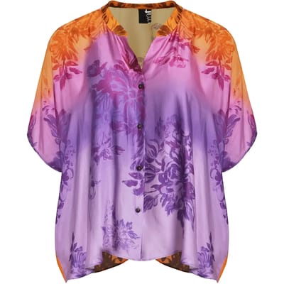 Dames bloemen blouse in viscose Mat Fashion