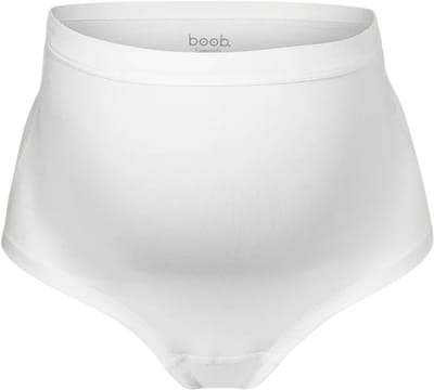 Boob Design - Essential Zwangerschapsslip - Met Hoge Taille – Biokatoen – Wit – Maat S