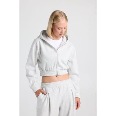 America Today Suze Light Grey Melange Taglia: S | Felpe con cappuccio Outlet | Donna | Grigio