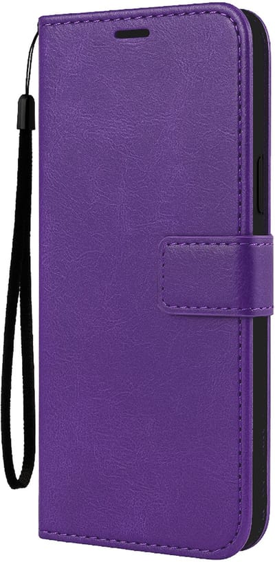 Hoesje Met Pasjeshouder - Geschikt voor Google Pixel 9a - Luxe Bookcase Portemonee - Flip Case - Kunstleer Book Case - Flipcase - Book Cover - Walletcase - Portemonneehoes - Paars