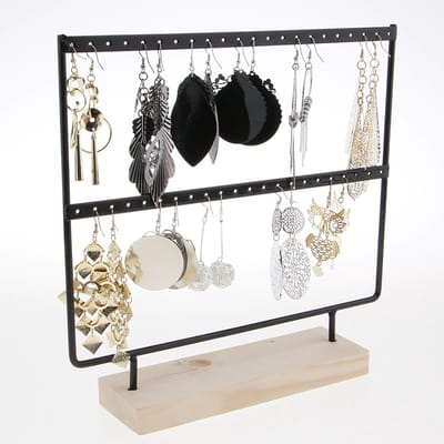Sieraden rek - Sieradenrek - Sieraden opbergen - Sieradendoos - Sieradenhouder - Oorbellenrek - 27/22CM - Woondecoratie - Cadeau
