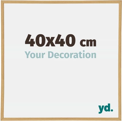 Your Decoration - Fotolijst 40x40 cm - Kunststof - Beuken Licht - Annecy