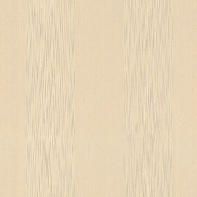 Strepen behang Profhome 956605-GU textiel behang gestructureerd met strepen mat geel 5,33 m2