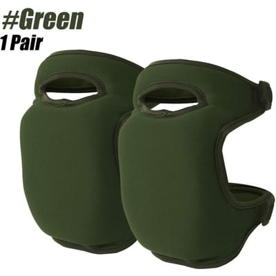 1 Paire de Genouillères de Jardinage Genouillères Antidérapantes Coussin de Sécurité Genouillère Souple Pour Jardinier Travail de Nettoyage Nettoyage des Sols vert