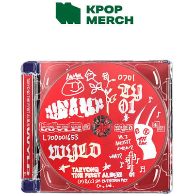 Boîtier Jewel Ver NCT TAEYONG 1er Album WYLD No POB white