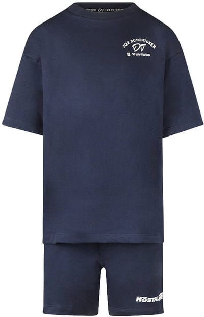 No Way Monday x Job Dutchtuber - Set - Dress Blues - Maat 110/116