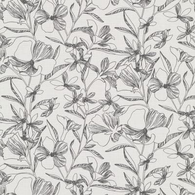 Erismann Vinylbehang 10519-15 - La Terasse - Botanisch Wit - 53cm x 10.05m