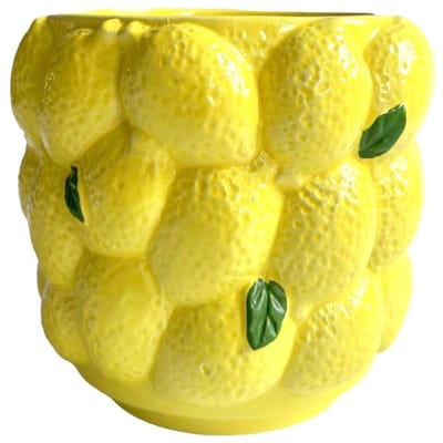 Citroen – Bloempot/vaas geel