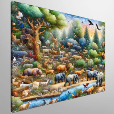 Kunstprint | Wanddecoratie | Canvas | 100 × 100 cm
