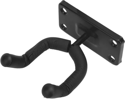 Gitaar Muurbeugel - Instrumenten Hanger - Veilige Opslag - U-vormige Steun - 13 x 13 x 6 cm - Zwart Walnoot