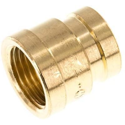 G 1/2'' x G 3/8'' Messing Ronde Sok 16 Bar [2 Stuks]