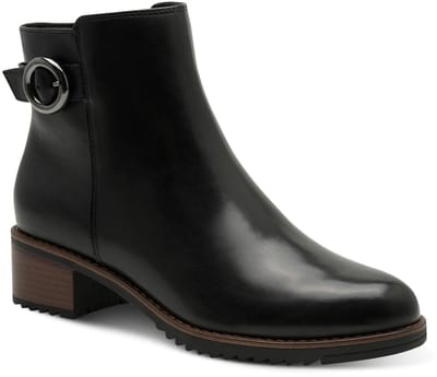 Marco Tozzi Dames Enkellaarsje 2-25377-45 001 F-breedte Maat: 37 EU