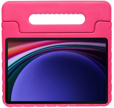 Just in Case tablet Hoes Kinderen geschikt voor Samsung Galaxy Tab S10 Plus / Tab S9 FE Plus / Tab S9 Plus - Kinderhoes Tablet Classic - Roze