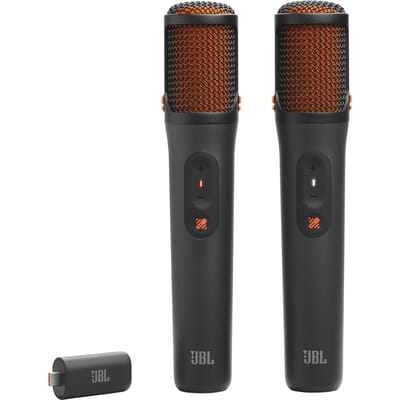 JBL EasySing Mics – Draadloze Microfoons - Geschikt voor USB-C - Karaoke Set - JBL Partybox