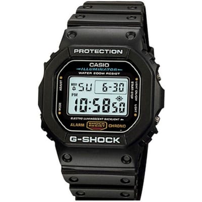 NASA Certified Casio G-shock Multifunctional 43 mm Zwart | DW-5600E-1V