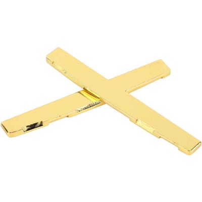 Remplacement de chevalet de selle de guitare acoustique en laiton et métal, accessoires pour instruments de musique GL223(2Pcs) beige