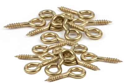 Deltafix Schroefogen - 40x - verzinkt metaal - 16 x 6 mm - ijzerwaren bevestig materialen