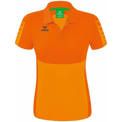Erima Six Wings Polo Dames - Oranje / New Orange | Maat: 36