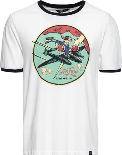 King Kerosin Contrast T-shirt Airforce 42