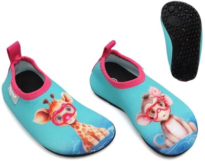 Zwemschoenen kind - Waterschoentjes kinderen - Mintgroen/Roze Maat 22
