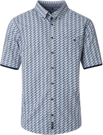 Casa Moda wit blauw overhemd maat XL