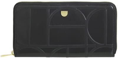 DuDu Up Portemonnee RFID-bescherming Leer 20 cm - Dames - Horizontaal - black-nude