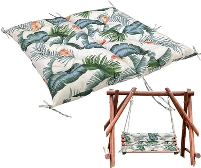 Waterdicht Zitkussen - Buitenkussen Loungekussen - Buiten Ontspannen - Dubbelzijdig Bruikbaar - 100x100x10cm - Hawaiiaanse Stijl