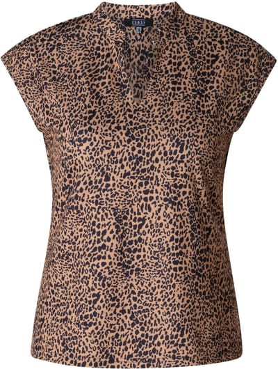 ES&SY Minthe Tops - Camel/Multi Colour - maat 42
