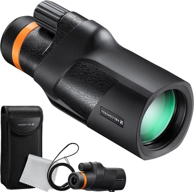 Waterdichte Monoculaire Telescope 12x50 HD voor Smartphone met Arca Interface voor Vogels Kijken, Jagen en Wandelen