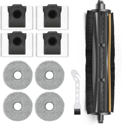 Borstel Onderdelen Kit - Robot Accessoires - Stofzuigen Reinigen - Anti-Knijpen Ontwerp - 10 Stuks - Wit