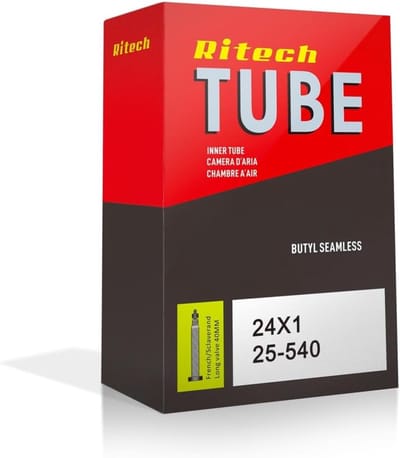 Fietsband Binnenband - Reserve Binnenband - Fietsen Repareren - Presta Ventiel - 24 Inch - Zwart