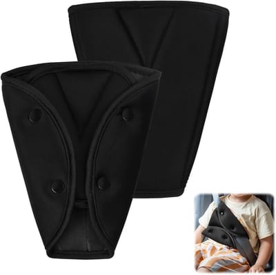 Set van 2 Verstelbare Autogordel Kussens voor Kinderen, Comfortabele Gordelbescherming, Hoogwaardige Autostoel Accessoires