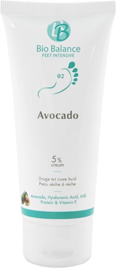 Bio Balance - Voetcrème - Avocado - 5% Ureum - Droge tot ruwe huid - 75 ml