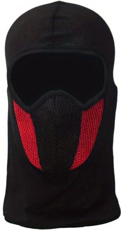 Livano Ski Mask - Bivakmuts - Balaclava - Ski Masker - Face Mask - Full Face Mask - Winter Masker - Rood