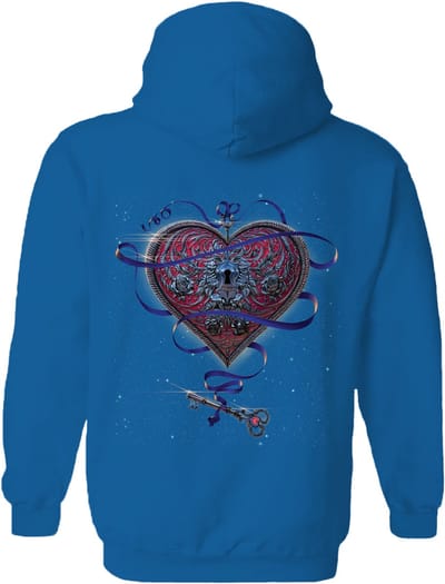 Hart En Sleutel Heart And Key The Coloured House Hoodie S