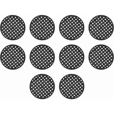 Lot de 10 tapis de jardinage en maille pour pots de fleurs, tapis de fond pour plantes, rempotage, bonsaï (4,5 cm)