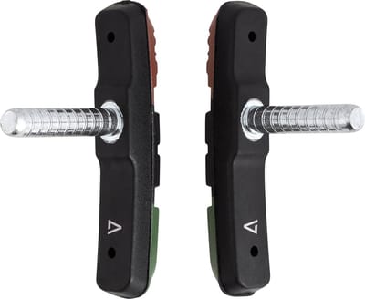 ACID fiets remblokken - Cantilever rem - 1-piece - Lengte 72 mm - Kunststof - Zilver/Zwart