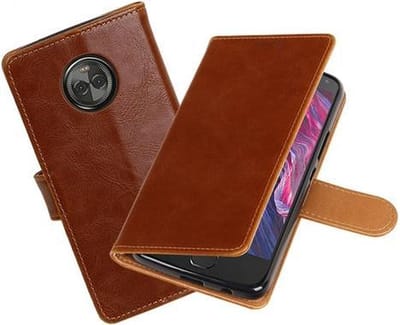 BestCases - Motorola Moto X4 Pull-Up booktype hoesje bruin