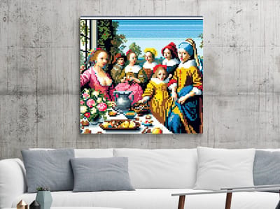 Kunstprint | Wanddecoratie | Dibond | 50 × 50 cm