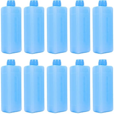 10 pièces de packs de glace pour ventilateurs de climatiseur portables, blocs réutilisables pour congélateur pour boîtes à lunch, camping, bureau, extérieur