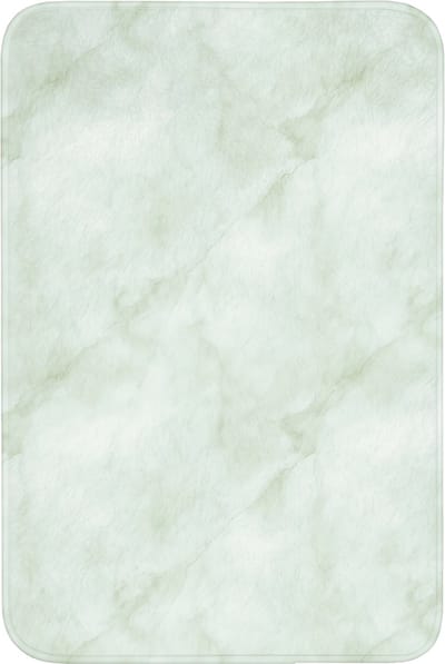 Badmat 60x90 cm - Antislip - Groen - Marmer - Vloeiende aders - Badmatten voor badkamer - Badkamermat - Douchemat - Badkamer mat