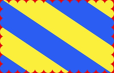 Vlag Nièvre 100x150cm