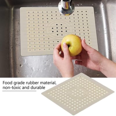 Dailygoody - Droogmat - Gootsteenmat - Antislip Rubber - Bruin