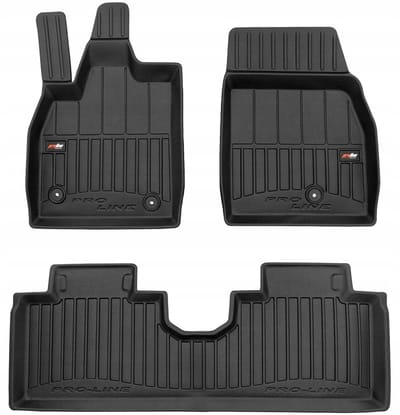 FROGUM PROLINE Automatten - Geschikt voor FORD MUSTANG MACH-E (vanaf 2020) - 3-delig - TPE Rubber - Zwart