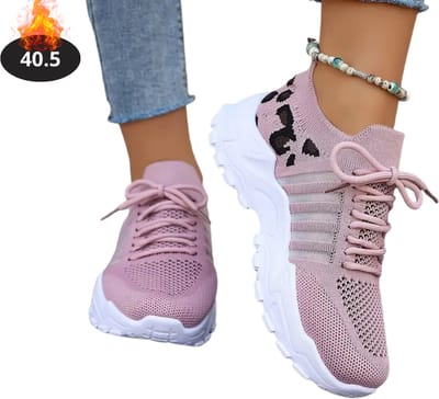 Livano Schoenen Dames - Sneakers - Comfortabel - Sportief - Casual - Volwassen - Roze - Maat 40.5